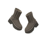 UGG EVERAU® UGG Boots Short Zipper Chunky Platform Yuana