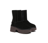 UGG EVERAU® UGG Boots Short Zipper Chunky Platform Yuana