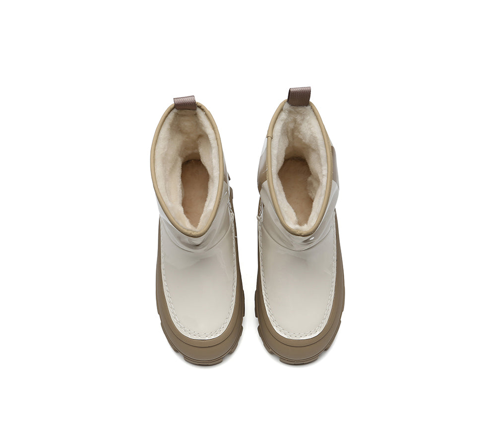 AUSTRALIAN SHEPHERD® UGG Boots Women Sheepskin Wool Waterproof Chunky Wren