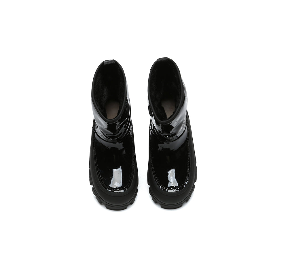 AUSTRALIAN SHEPHERD® UGG Boots Women Sheepskin Wool Waterproof Chunky Wren