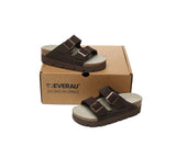 EVERAU® Adjustable Strap Slip-on Platform Summer Sandal Slides