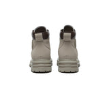 EVERAU® UGG Boots Women Leather Sheepskin Wool Lace Up Chunky Aubrey