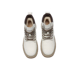 EVERAU® UGG Boots Women Leather Sheepskin Wool Lace Up Chunky Aubrey