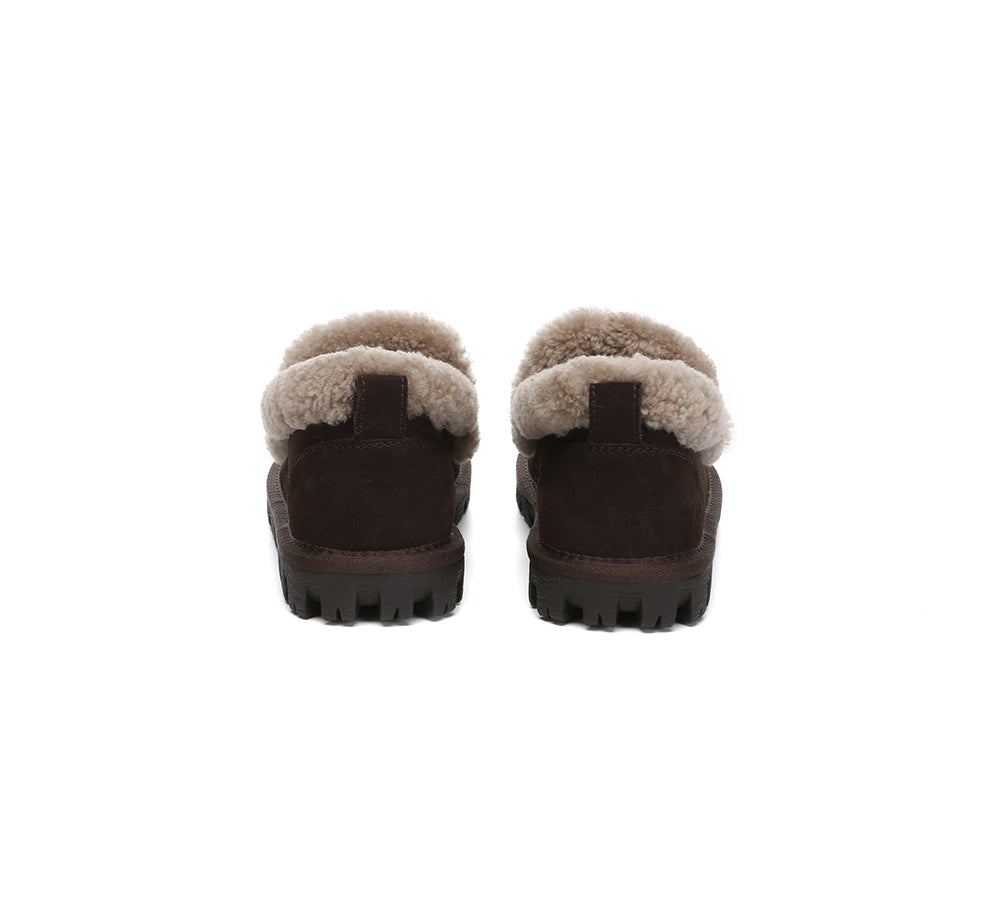 AUSTRALIAN SHEPHERD® UGG Slippers Women Sheepskin Wool Ankle Rilee Loafers UGG AUSTRALIAN SHEPHERD