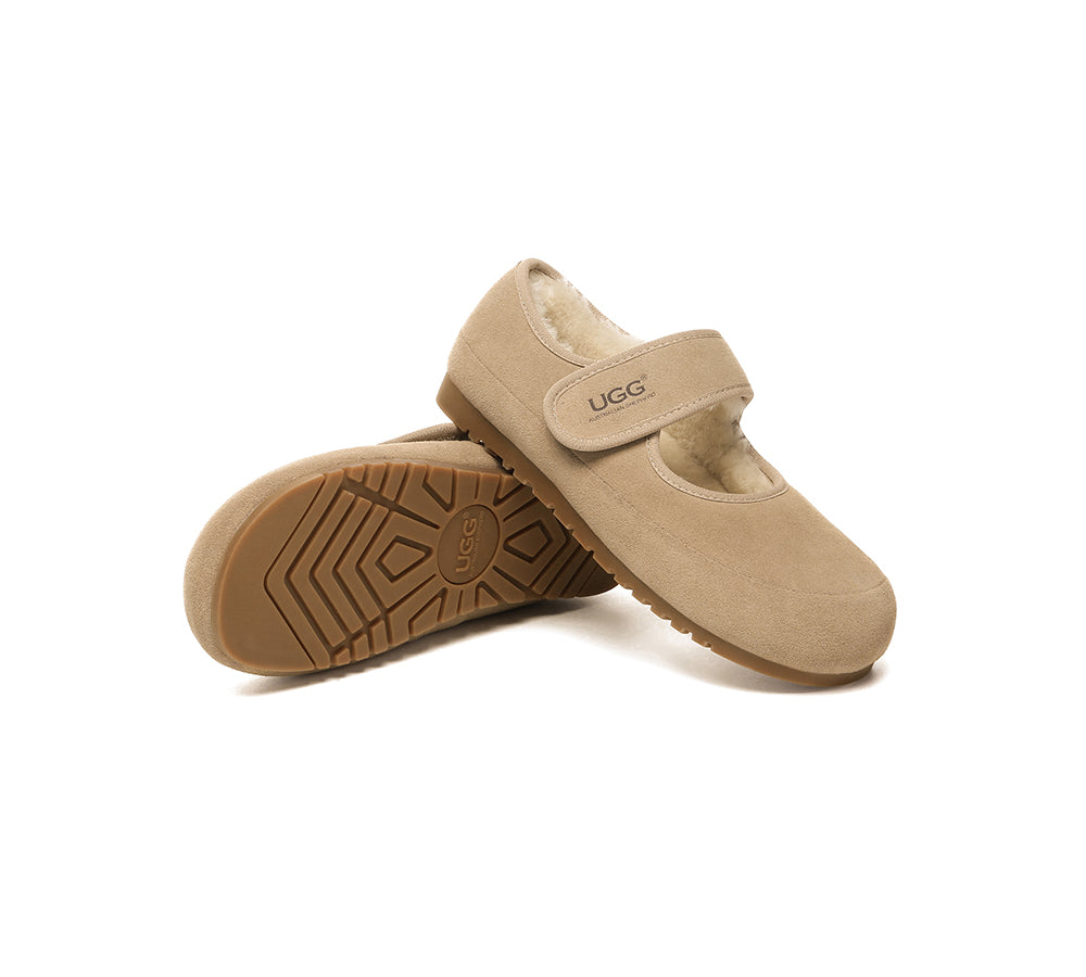 AUSTRALIAN SHEPHERD® UGG Slippers Sheepskin Wool Adjustable Strap Millie UGG AUSTRALIAN SHEPHERD