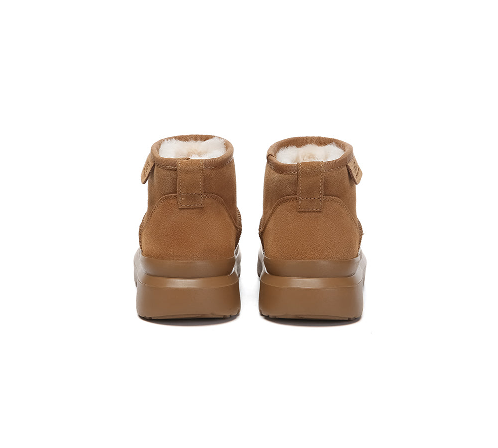 AUSTRALIAN SHEPHERD® UGG Boots Sheepskin Wool Ankle Chunky Platform Harrison