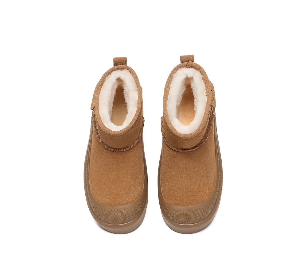 AUSTRALIAN SHEPHERD® UGG Boots Sheepskin Wool Ankle Chunky Platform Harrison