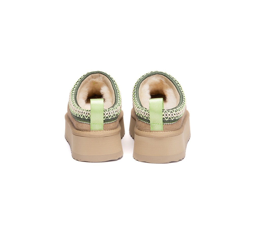 AUSTRALIAN SHEPHERD® UGG Slippers Sheepskin Wool Ankle Tazzy Tay Platform UGG AUSTRALIAN SHEPHERD
