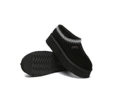AUSTRALIAN SHEPHERD® UGG Slippers Sheepskin Wool Ankle Platform Tazzy Hippie - UGG EXPRESS