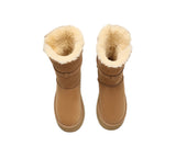UGG EVERAU®  UGG Boots Women Sheepskin Wool Platform Short Valerie