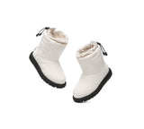 EVERAU® UGG Boots Kids Sheepskin Wool Waterproof Drawstring Sonita - UGG EXPRESS