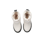 EVERAU® UGG Boots Kids Sheepskin Wool Waterproof Drawstring Sonita - UGG EXPRESS