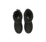 EVERAU® UGG Boots Kids Sheepskin Wool Waterproof Drawstring Sonita - UGG EXPRESS