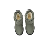 EVERAU® UGG Boots Kids Sheepskin Wool Waterproof Drawstring Sonita - UGG EXPRESS