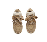 AUSTRALIAN SHEPHERD® UGG Boots Sheepskin Wool Lace Up Platform Sneakers Parkyr