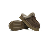 AUSTRALIAN SHEPHERD® UGG Slippers Women Sheepskin Wool Platform Sammy