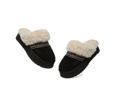 AUSTRALIAN SHEPHERD® UGG Slippers Sheepskin Wool Knitted Platform Isle