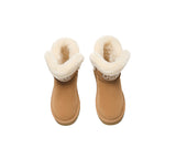 AUSTRALIAN SHEPHERD® UGG Boots Sheepskin Wool Shearling Lined Ankle Mini Oatha