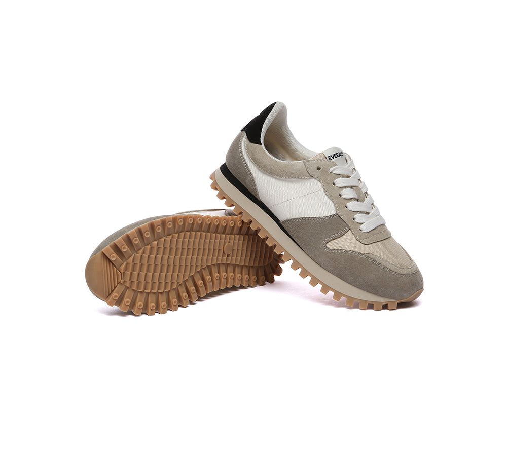 EVERAU® Leather Chunky Sneakers Etta