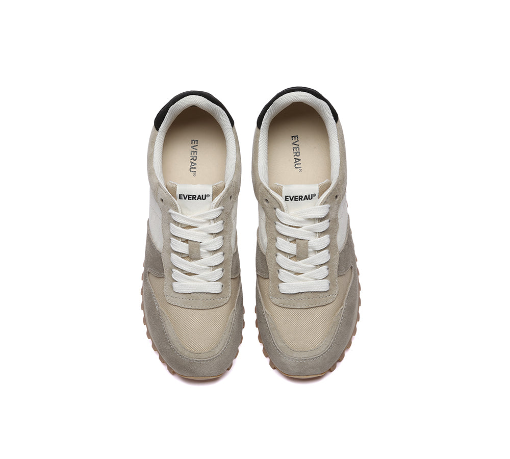 EVERAU® Leather Chunky Sneakers Etta