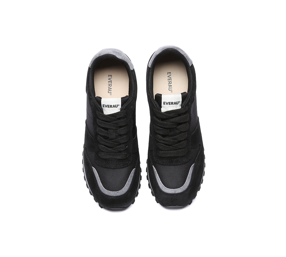 EVERAU® Leather Chunky Sneakers Etta