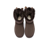 Urban UGG® UGG Boots Women Double faced Sheepskin Wool Mini Back Bow - UGG EXPRESS