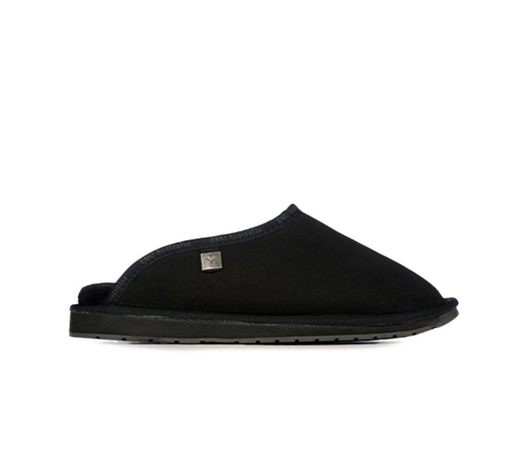 EMU® UGG Slippers Men Australian Made Sheepskin Wool Scuff Platinum Esperence EMU