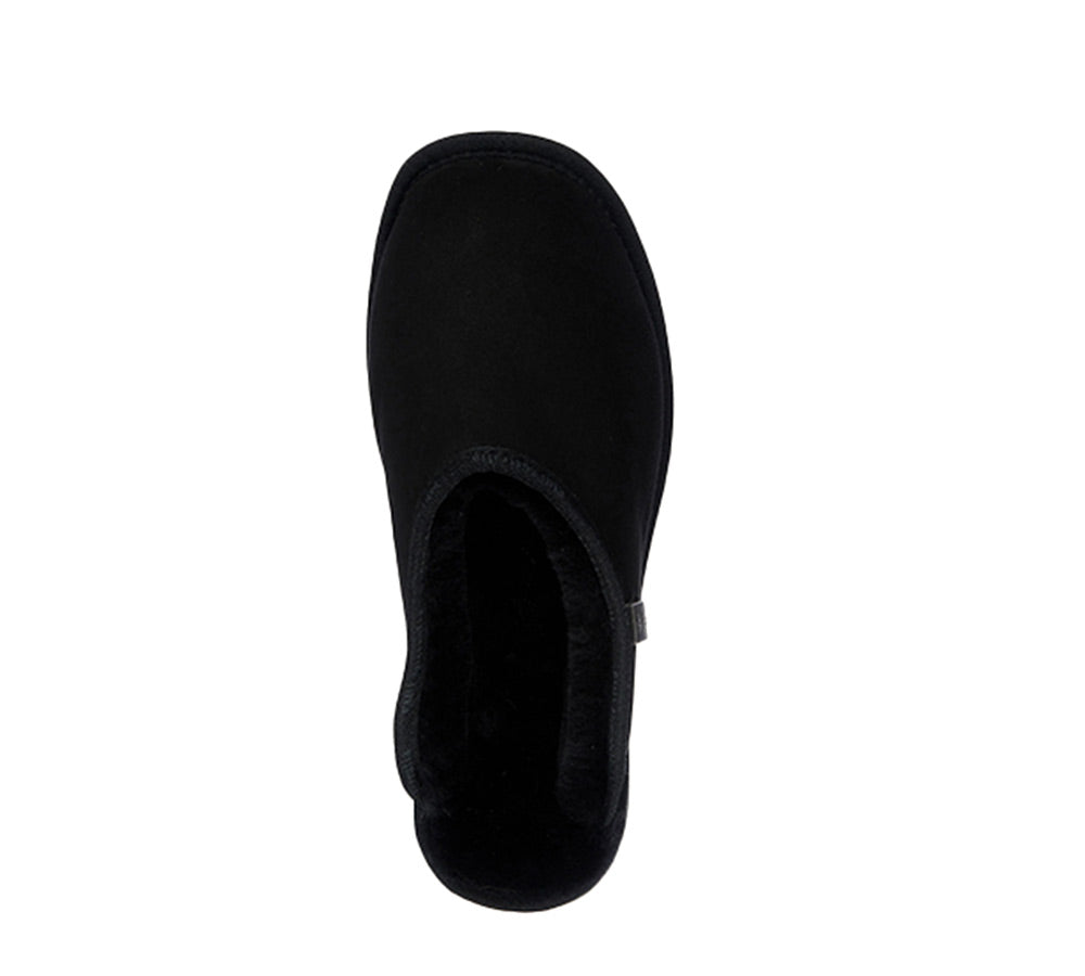 EMU® UGG Slippers Men Australian Made Sheepskin Wool Scuff Platinum Esperence EMU
