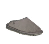 EMU® UGG Slippers Men Australian Made Sheepskin Wool Scuff Platinum Esperence EMU