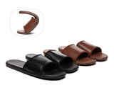 EVERAU® Men Leather Slip-on Ultra Soft Summer Slides Andy - UGG EXPRESS