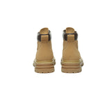 EVERAU® Women Leather Lace Up Chunky Boots Stephanie