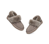 AUSTRALIAN SHEPHERD® UGG Slippers Women Removable Wool Strap Slingback Muffin Fluffy