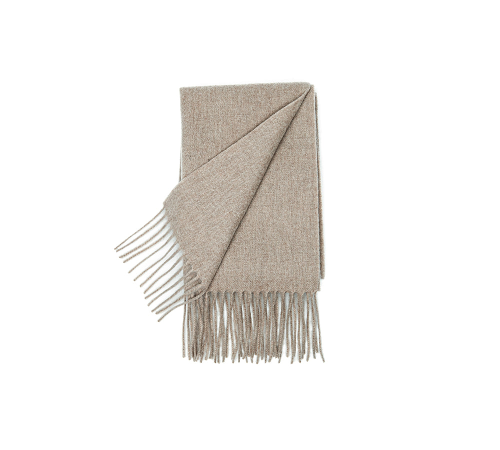 EVERAU® 100% Wool Plain Scarf Eva