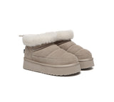 UGG EVERAU® UGG Boots Women Sheepskin Wool Drawstring Platform Payton