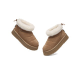 UGG EVERAU® UGG Boots Women Sheepskin Wool Drawstring Platform Payton