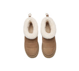 UGG EVERAU® UGG Boots Women Sheepskin Wool Drawstring Platform Payton