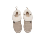 UGG EVERAU® UGG Slippers Women Removable Wool Strap Drawstring Slingback Platform Paige