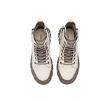 EVERAU® Women Leather Lace Up Zipper Chunky Boots Lorrin