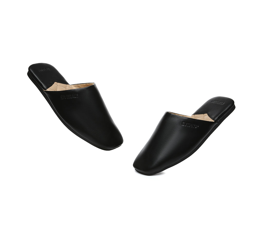EVERAU® Women Slides Leather Flat Wafaa