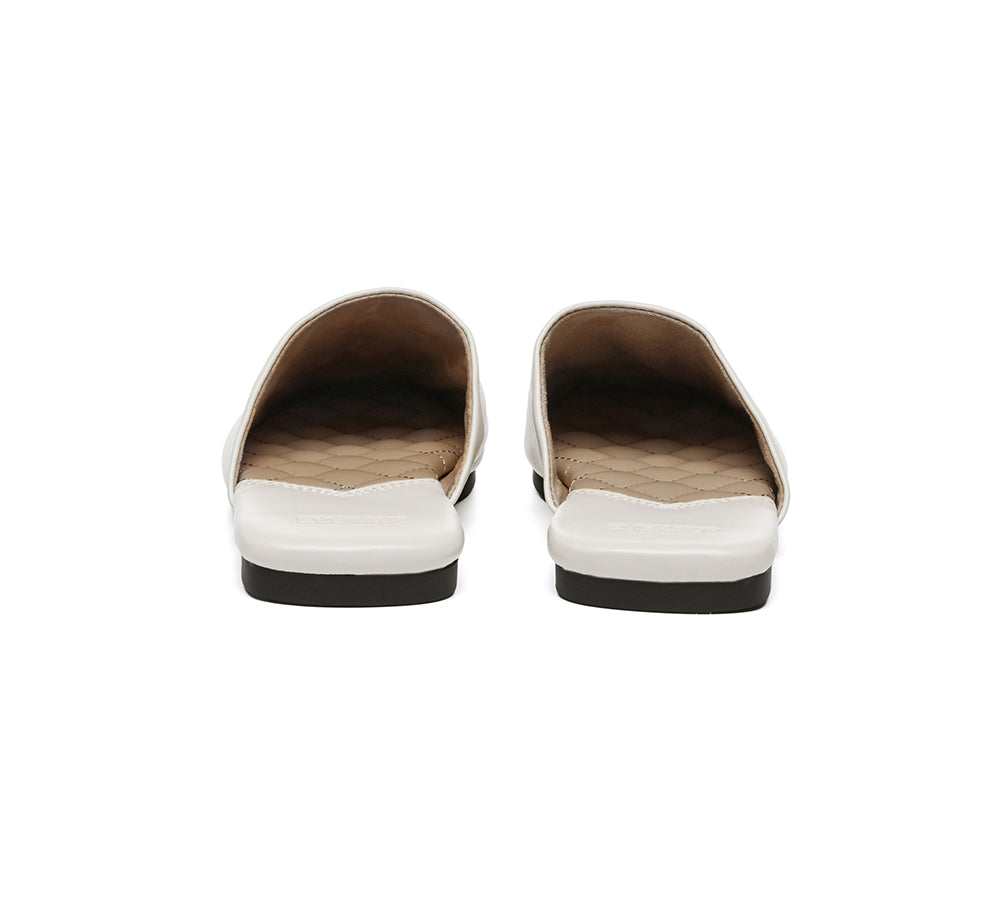 EVERAU® Women Slides Leather Flat Wafaa