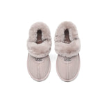 AUSTRALIAN SHEPHERD® 3-Way Style UGG Women Slippers Removable Wool Fluffy Strap Slingback Waffle UGG AUSTRALIAN SHEPHERD