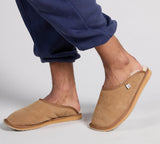 EMU® UGG Slippers Men Australian Made Sheepskin Wool Scuff Platinum Esperence EMU