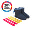 UGG EXPRESS® Beyond Blue UGG Boots Sheepskin Wool Mini Back Bow