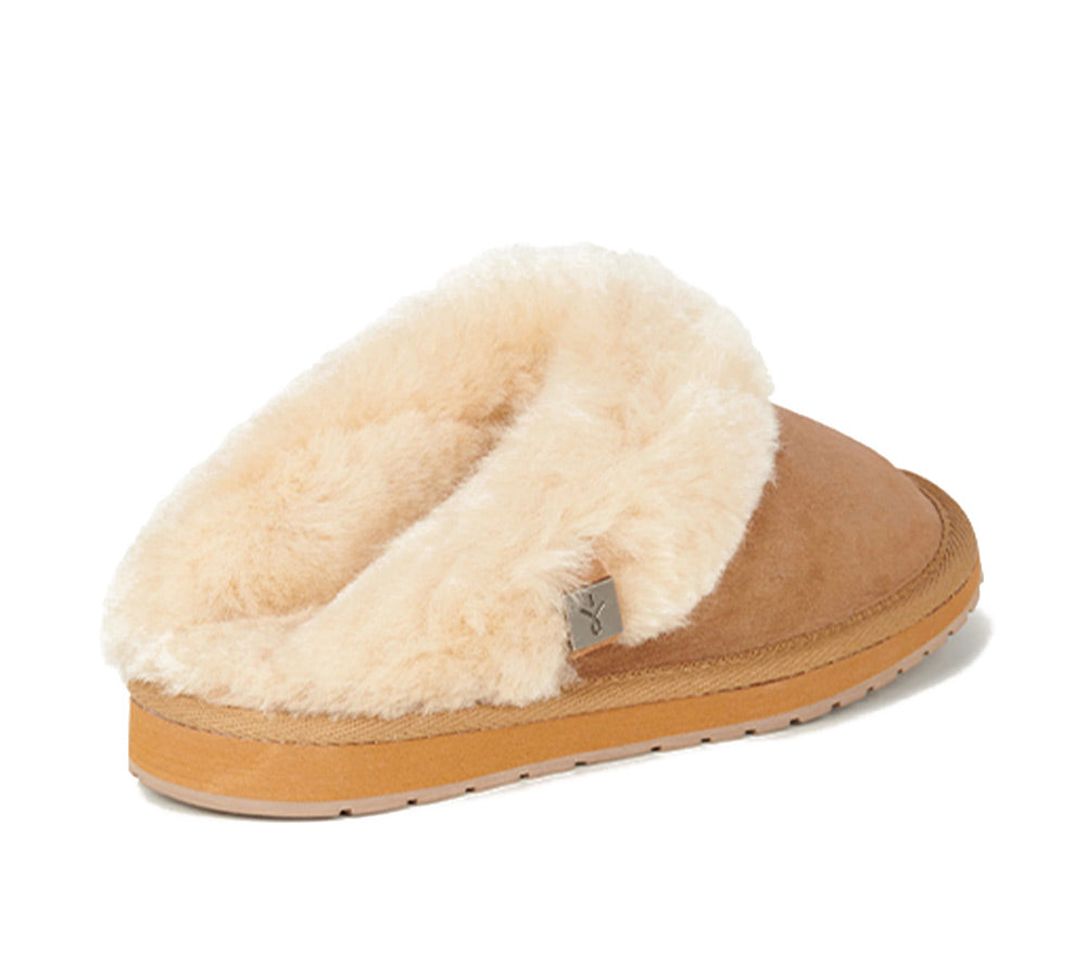EMU® UGG Slippers Australian Made Sheepskin Wool Scuff Platinum Eden EMU