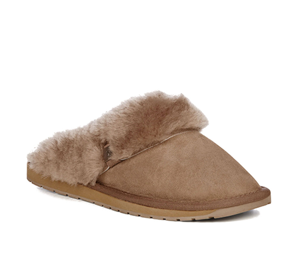 EMU® UGG Slippers Australian Made Sheepskin Wool Scuff Platinum Eden EMU