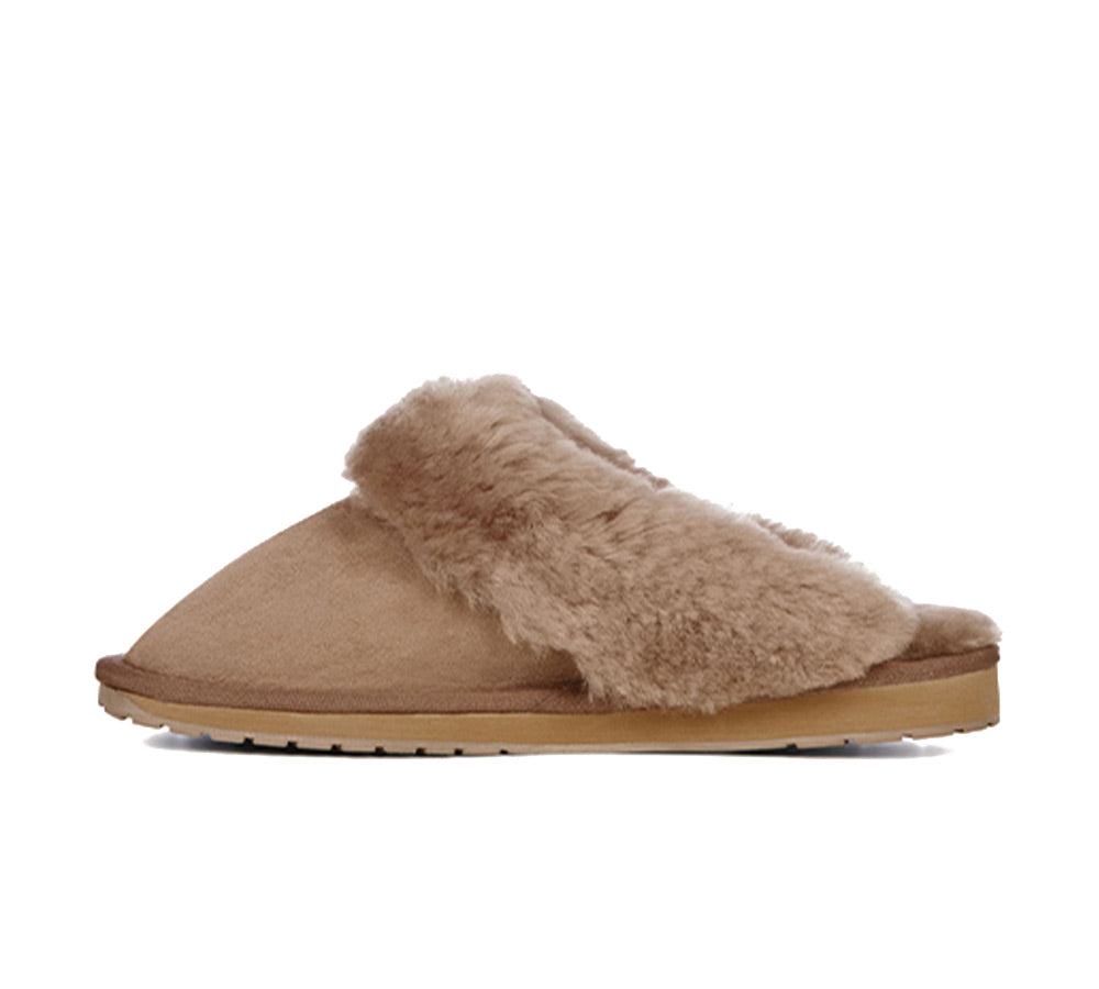 EMU® UGG Slippers Australian Made Sheepskin Wool Scuff Platinum Eden EMU