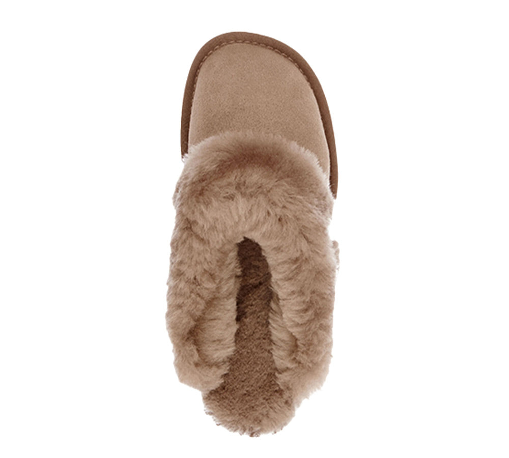 EMU® UGG Slippers Australian Made Sheepskin Wool Scuff Platinum Eden EMU