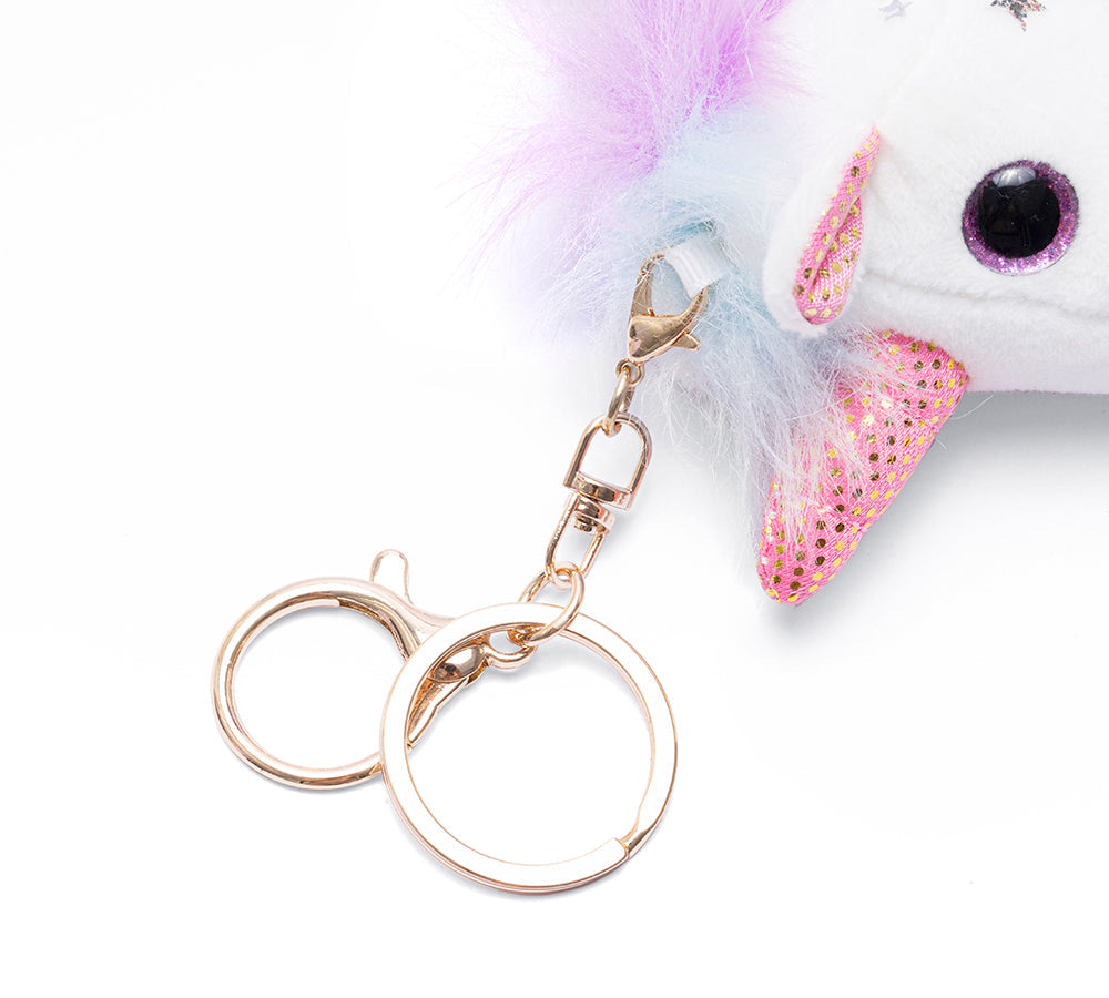 Accessories - Cute Plush Unicorn Keyring