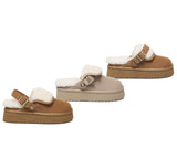 AUSTRALIAN SHEPHERD® UGG Slippers Sheepskin Wool Slingback Platform Tenley