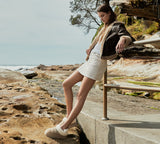 UGG EVERAU® 2-Way Style UGG Slippers Women Removable Wool Strap Drawstring Slingback Platform Paige EVERAU